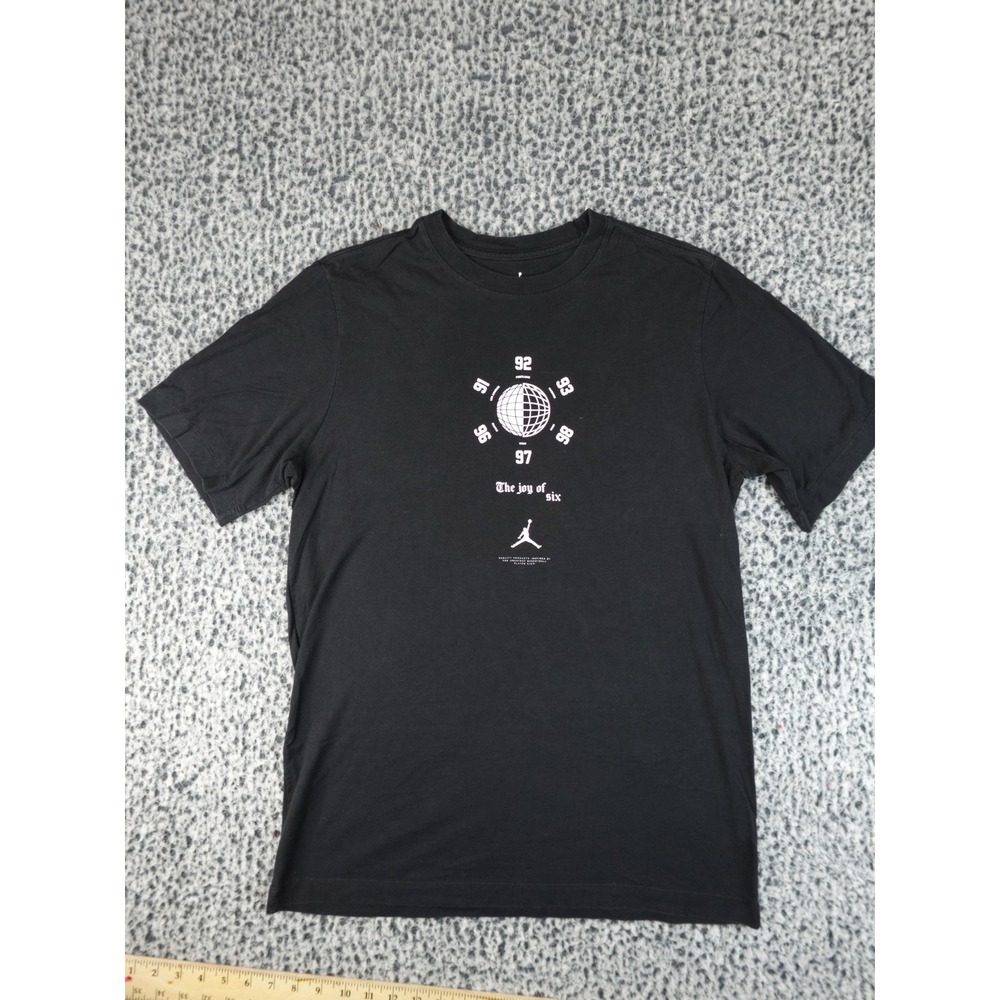 Jordan The Joy of Six T-Shirt Mens Medium‎ Black AT8927-PHM Graphic Tee Jumpman